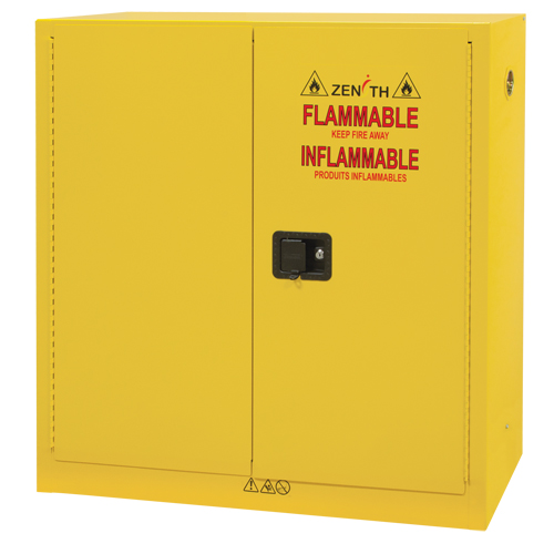 Flammable Storage Cabinet, 24 gal., 2 Door, 43" W x 44" H x 12" D The Estey Group