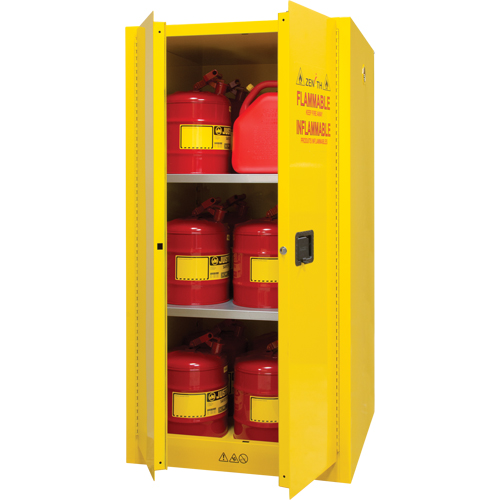 Armoire pour produits inflammables, 60 gal., 2 Porte(s), 34" La x 65" h x 34" p The Estey Group
