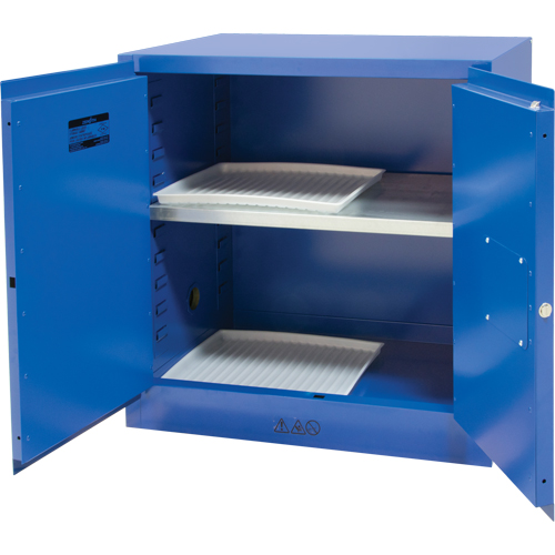 Corrosive Liquids Cabinet, 22 gal., 35" x 35" x 22" The Estey Group