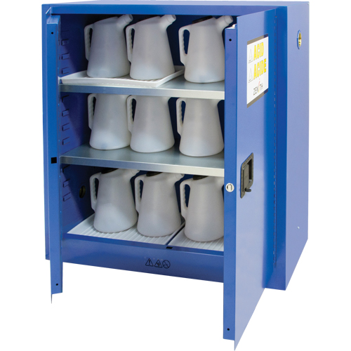 Corrosive Liquids Cabinet, 30 gal., 43" x 44" x 18" The Estey Group