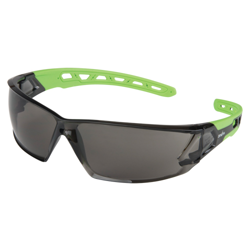 Lunettes de s&eacute;curit&eacute; s&eacute;rie Z2500, Lentille Grise/fum&eacute;e, Anti-&eacute;gratignures, ANSI Z87+/R&eacute;pond ou surpasse la norme CSA Z94.3 The Estey Group