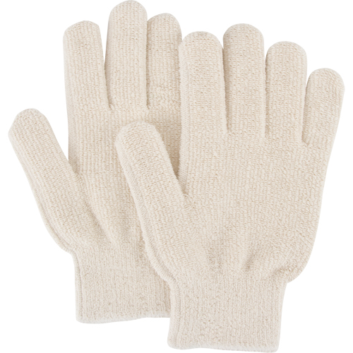 Heat-Resistant Gloves, Terry Cloth, Large, Protects Up To 212° F (100° C) The Estey Group