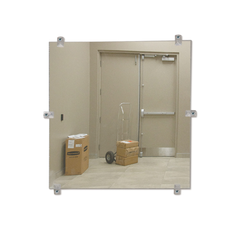 Miroir plat, 12" ha x 12" la, Non encadr&eacute; The Estey Group