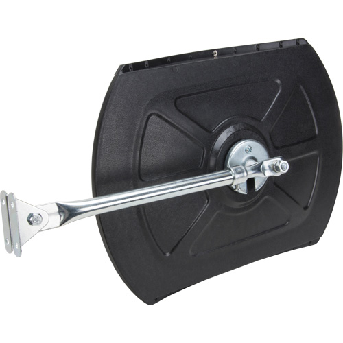 Roundtangular Convex Mirror with Telescopic Arm, 12" H x 18" W, Indoor/Outdoor The Estey Group
