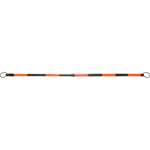 Barre pour c&ocirc;ne de circulation r&eacute;tractable, Longueur d&eacute;ploy&eacute;e de 7' 5'', Noir/Orange The Estey Group