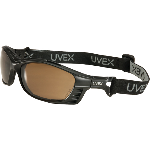 Uvex&reg; Livewire Safety Glasses with HydroShield Lenses, Espresso Lens, Anti-Fog, Meets/Exceeds CSA Z94.3 The Estey Group