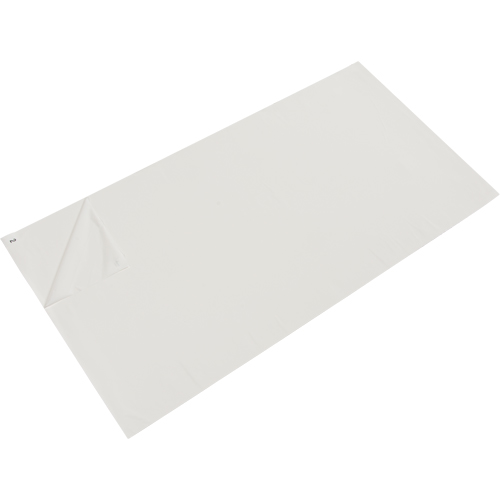 Tapis pelables de rechange pour salle blanche, &eacute;paisseur 1,57 mils, 2' la, 3' lo x Blanc The Estey Group