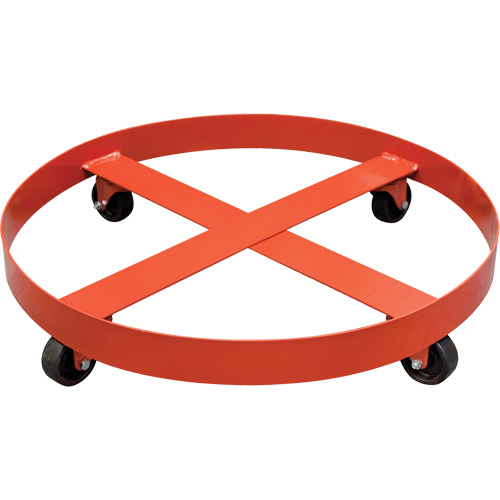 Poly-Collector Drum Dolly, 27.5" dia. x 5.5" H The Estey Group