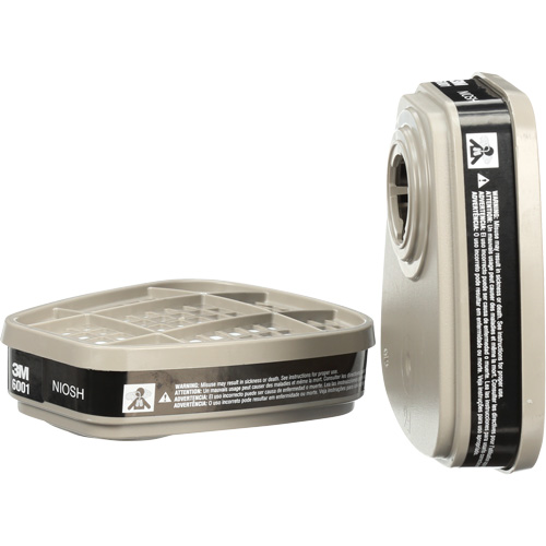 Cartouches pour respirateur s&eacute;rie 6000, Cartouche gaz/vapeur, Vapeur organique The Estey Group