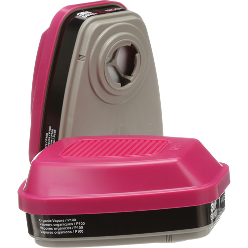 Cartouches pour respirateur s&eacute;rie 6000, Cartouche gaz/vapeur, Vapeurs organiques/P100 The Estey Group