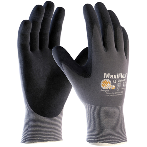 Gants MaxiFlex Ultimate ATG, 6/T-petit, R&ecirc;vetement Mousse de nitrile, Calibre 15, Enveloppe en Nylon The Estey Group