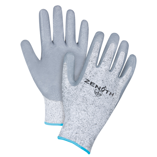 Gants &eacute;lastiques sans coutures r&eacute;sistants &agrave; la coupe, Taille T-Grand/10, Calibre 13, Rev&ecirc;tement Nitrile, Enveloppe en PEHP, ANSI/ISEA 105 niveau 2/EN 388 niveau 3 The Estey Group