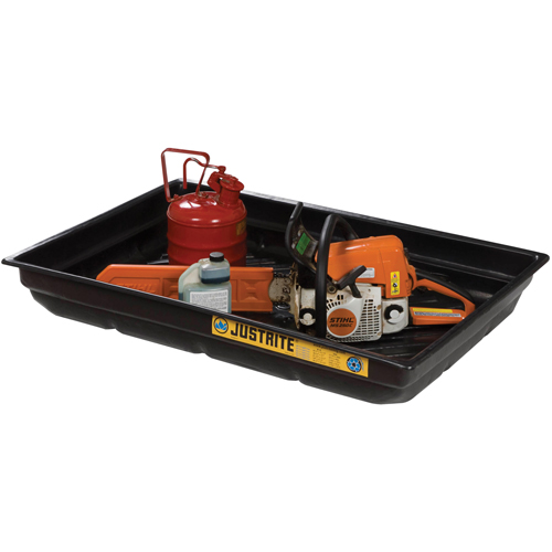 EcoPolyBlend Spill Tray, 47.5" L x 23" W x 5.5" H, 20 gal. Spill Capacity The Estey Group