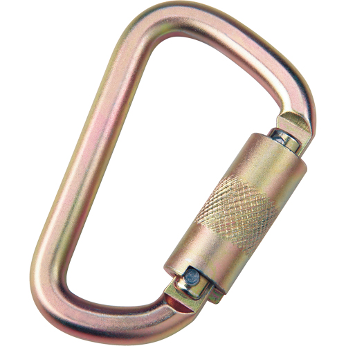 Anchorage Connecting Carabiner, Steel, 420 lbs. Capacity The Estey Group