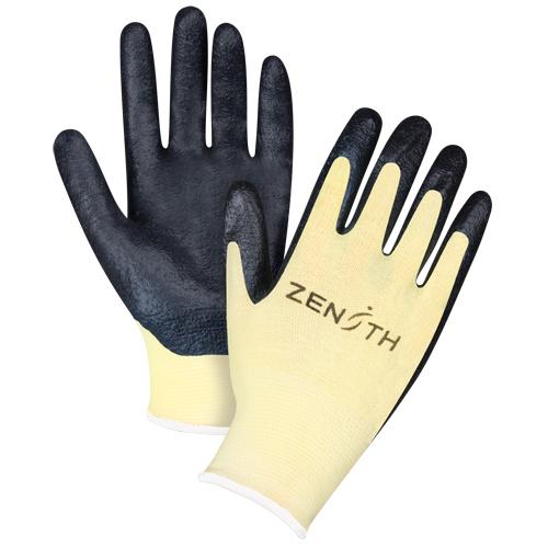 Gants r&eacute;sistants &agrave; la coupe avec prise sup&eacute;rieure, Taille 12/3T-Grand, Calibre 13, Rev&ecirc;tement Mousse de nitrile, Enveloppe en Aramide, ANSI/ISEA 105 niveau 3/EN 388 niveau 5 The Estey Group