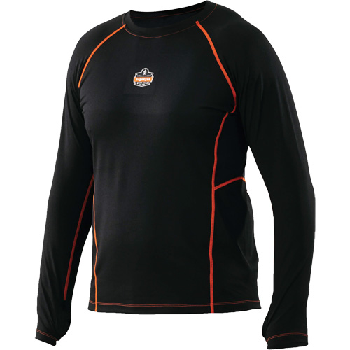 Long Sleeve Thermal Shirts, Men's, Medium, Black The Estey Group