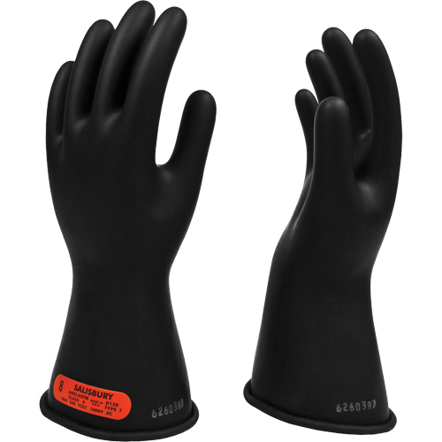 Salisbury  Rubber Insulating Gloves, ASTM Class 0, Size 7, 11" L The Estey Group