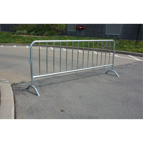 Barri&egrave;re portative, Emboîtables, 102" lo x 40" h, Argent The Estey Group