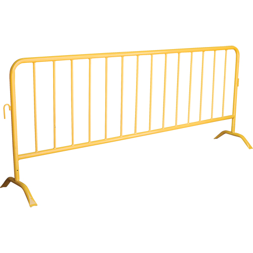 Barri&egrave;re portative, Emboîtables, 102" lo x 40" h, Jaune The Estey Group