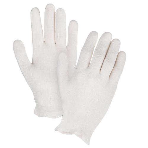 Gants d'inspection de poids moyen, Poly/coton, Poignet &agrave; ourlet, Dames The Estey Group