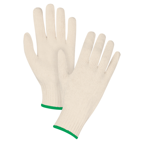 Gants en tricot d'usage standard, Poly/coton, Calibre 7, Moyen The Estey Group