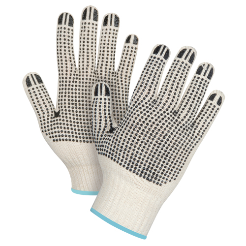 Gants tricot&eacute;s de poids lourd &agrave; deux c&ocirc;t&eacute;s avec pois, Poly/coton, Deux c&ocirc;t&eacute;s, Calibre 7, T-Grand The Estey Group