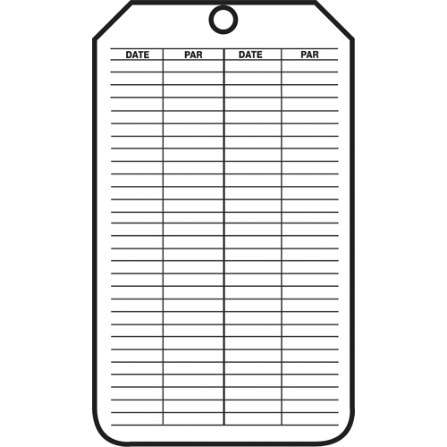 Inspection Tags, Cardstock, 3-1/8" W x 5-7/8" H, French The Estey Group