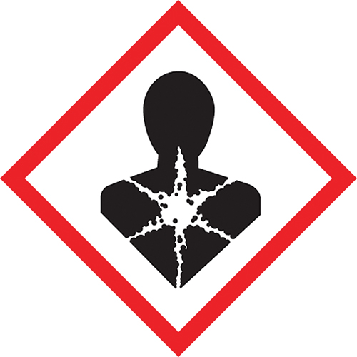 GHS Pictogram Labels, Paper, Roll, 1" L x 1" W The Estey Group