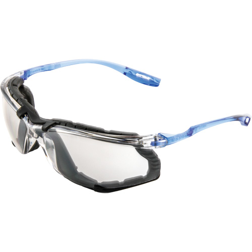 Lunettes de s&eacute;curit&eacute; avec joint en mousse Virtua, Lentille Miroir int&eacute;rieur/ext&eacute;rieur, Antibu&eacute;e, ANSI Z87+/R&eacute;pond ou surpasse la norme CSA Z94.3 The Estey Group
