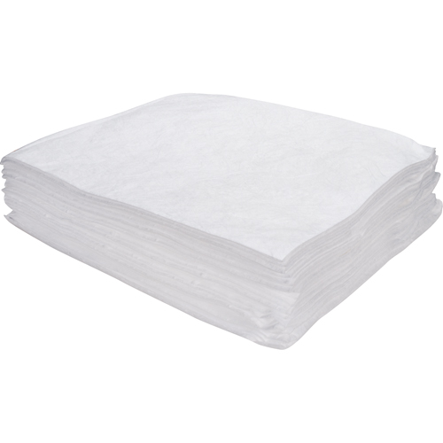 Premium Meltblown Sorbent Pads, Oil Only, 15" x 17", 8 gal. Absorbancy The Estey Group