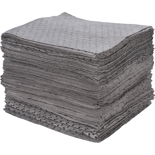 Premium Bonded Sorbent Pads, Universal, 15" x 17", 30 gal. Absorbancy The Estey Group
