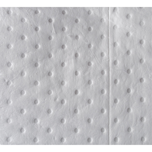 Feuilles absorbantes li&eacute;es de premi&egrave;re qualit&eacute;, Huile seulement, 15" x 17", 8 gal. d'absorption The Estey Group