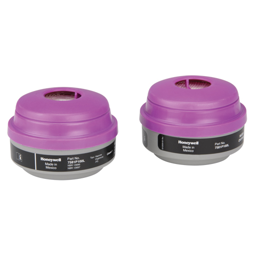 Cartouches pour respirateur s&eacute;rie N de North, Cartouche gaz/vapeur, Vapeurs organiques/P100 The Estey Group