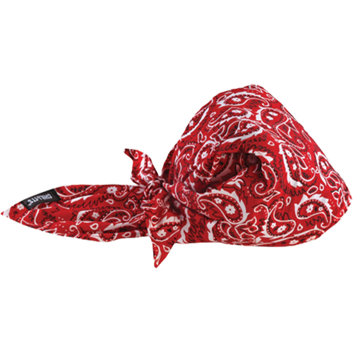 Bandeaux en triangle 6710CT de refroidissement en tissu de serviette Chill-Its, Rouge The Estey Group