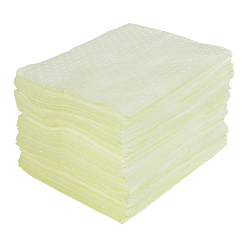 Feuilles absorbantes lamin&eacute;es (SMS) de premi&egrave;re qualit&eacute;, Mati&egrave;res dangereuses, 15" x 17", 30 gal. d'absorption The Estey Group