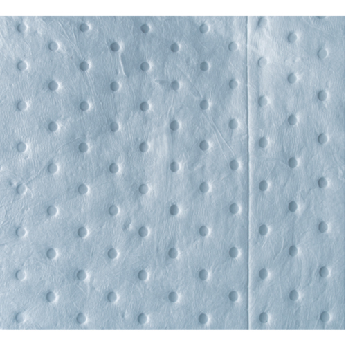 Premium Blue Bonded Sorbent Pads, Oil Only, 15" x 18", 30 gal. Absorbancy The Estey Group