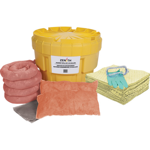 Trousse de lutte contre les d&eacute;versements, Mati&egrave;res dangereuses, Overpack/Baril de r&eacute;cup&eacute;ration, Absorbance de 20 gal. US The Estey Group