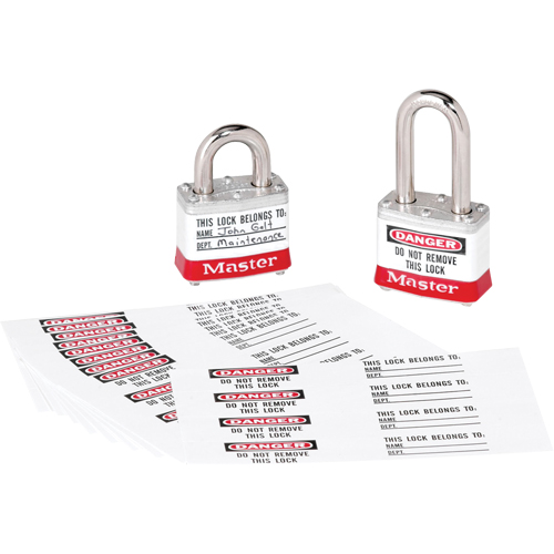 Zenex Thermoplastic Photo Padlock Identification Labels The Estey Group