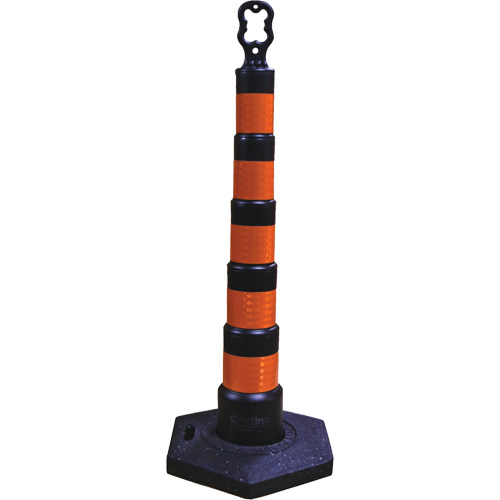 D&eacute;lin&eacute;ateurs de d&eacute;viation Grip N Go, Hauteur 49", Noir The Estey Group