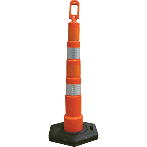 D&eacute;lin&eacute;ateurs de d&eacute;viation Grip N Go, Hauteur 49", Orange The Estey Group