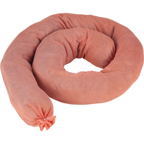 Remblais tubulaires absorbants, Mati&egrave;res dangereuses, Absorption 40 gal., 3" la x 4' lo, Pqt de 25 The Estey Group