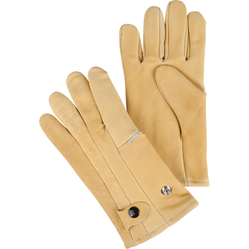Driver's Style Gloves, Large, Grain Cowhide Palm, Fleece Inner Lining The Estey Group
