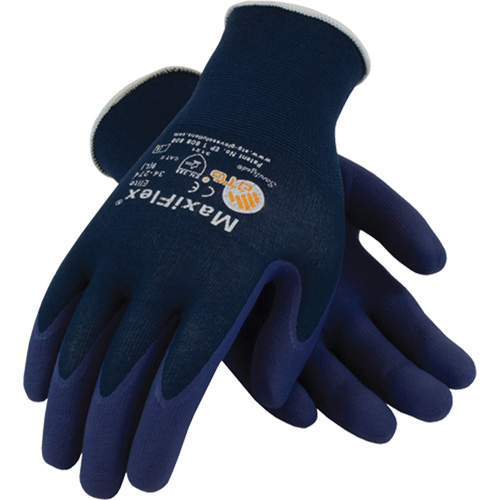 Gants ATG MaxiFlex Elite 34-274, 6/T-petit, R&ecirc;vetement Mousse de nitrile, Calibre 18, Enveloppe en Nylon The Estey Group