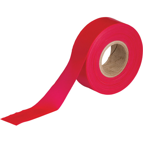 Ruban pour signalisation, 1,188" la x 300' lo, Rouge The Estey Group
