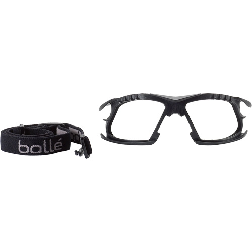 Garniture amovible en mousse et bandeau pour lunettes de s&eacute;curit&eacute; RUSH+ The Estey Group