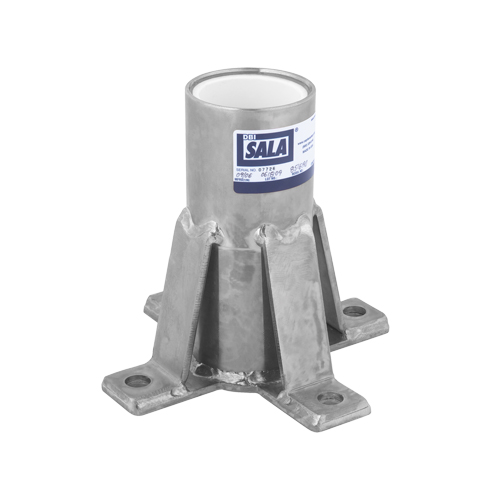 Base de potence pour collier de passage pour installation sur le plancher DBI-SALA Advanced The Estey Group