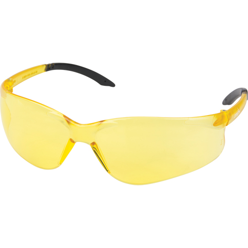 Z2400 Series Safety Glasses, Amber Lens, Anti-Scratch, ANSI Z87+/Meets/Exceeds CSA Z94.3 The Estey Group