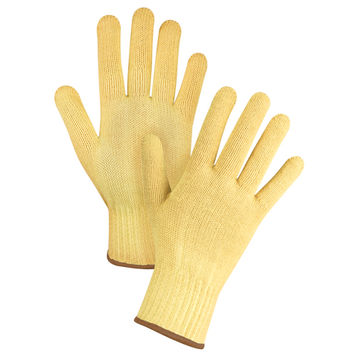 Gants tricot&eacute;s sans couture, Taille Grand/9, Calibre 7, Enveloppe en Kevlar, ASTM ANSI niveau A2/EN 388 niveau 3 The Estey Group