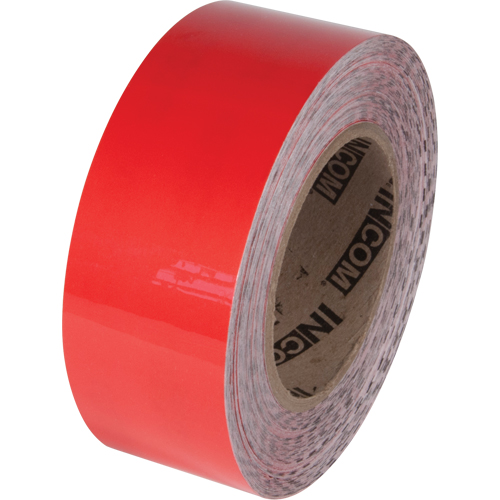 Ruban de marquage pour plancher Tuff Mark, 2" x 100', Polyester, Rouge The Estey Group