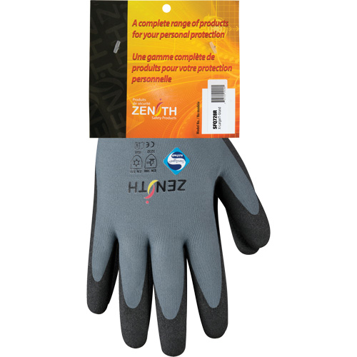 Gants enduits de premi&egrave;re qualit&eacute; ZX-30°, 10/T-Grand, R&ecirc;vetement PVC, Calibre 15, Enveloppe en Nylon The Estey Group